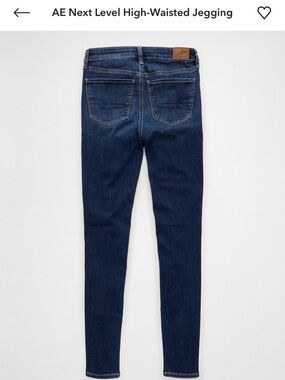 Plus size 20 American Eagle Outfitters Dark Blue High-Rise Jeggings